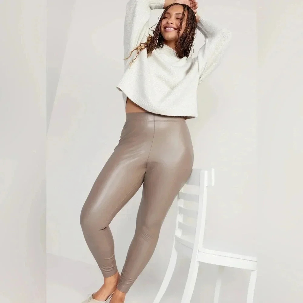Free 🆕Plus Size Faux Leather Pants
